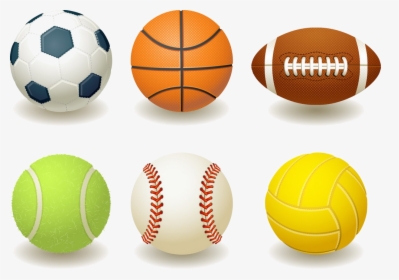 Sports Sport Balls Clipart Elegant Clip Art Loveable - Different Kinds Of Ball, HD Png Download, Free Download