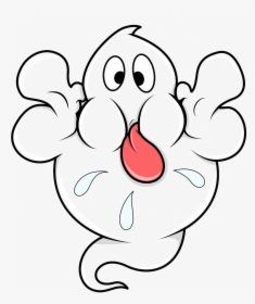 Transparent Cartoon Tongue Png - Funny Cartoon Ghost, Png Download, Free Download