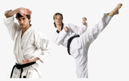 Karate Png - Fight Female Taekwondo Png, Transparent Png, Free Download