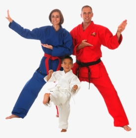 A Family Of Karate Students - Kung Fu, HD Png Download, Free Download
