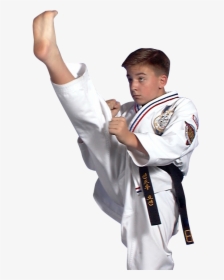 Teen Boy Karate Kicking - Karate Teen Boy, HD Png Download, Free Download