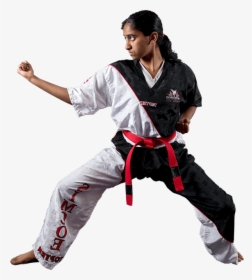 Karate Girl Png, Transparent Png, Free Download