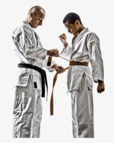Sensei Karate And Student, HD Png Download, Free Download