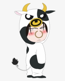 Hikoboshi"s Cute Cow By Abaoabao - Neji Hyuga, HD Png Download, Free Download