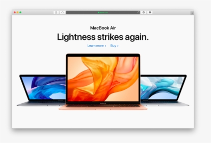 Apple Macbook Air New - Macbook Pro 2019 Cover Transparent, HD Png Download, Free Download