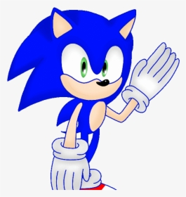 Sonic Waving By Yoshispyrolover On Clipart Library - Bye Gif, HD Png Download, Free Download
