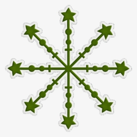 Green Star Snowflake Peppermint Patties, Christmas - Logo Steering Wheel Ship, HD Png Download, Free Download