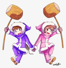 The Ice Climbers Render Art By Tamarinfrog - Ice Climbers Fan Art, HD Png Download, Free Download