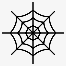 Download Spider Pumpkin Outline Pdf Jpg Png File - Simple Spider Web Design, Transparent Png, Free Download