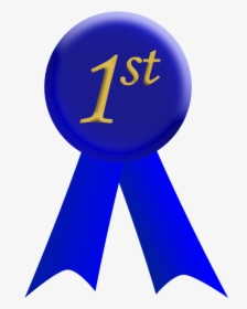 First Place Blue Ribbon - First Place Ribbon Png, Transparent Png, Free Download
