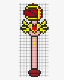 Sailor Moon Scepter Perler Bead Pattern / Bead Sprite - Scepter Sprite, HD Png Download, Free Download