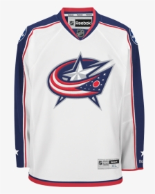 Columbus Blue Jackets White Jersey, HD Png Download, Free Download