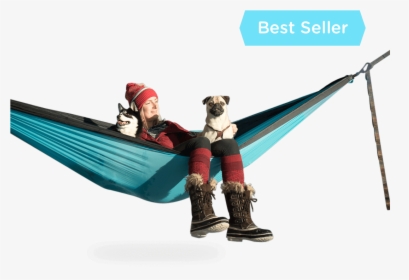Serac Sequoia Xl Double Camping Hammock Snowmelt Teal - Hammock, HD Png Download, Free Download