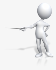 Stick Figure Pointing Png, Transparent Png, Free Download