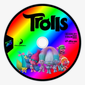 Trolls 3d Disc Image - Trolls Characters, HD Png Download, Free Download