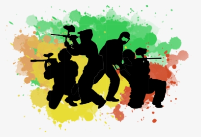 Paintball Games Shooting Sports Illustration - Paintball Png, Transparent Png, Free Download
