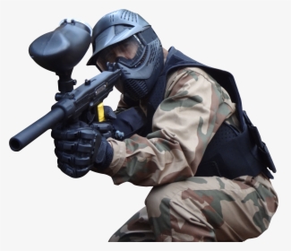 Man In Action - Paintballing Png, Transparent Png, Free Download