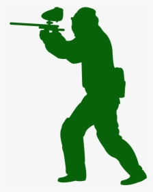 Paintball Silhouette, HD Png Download, Free Download