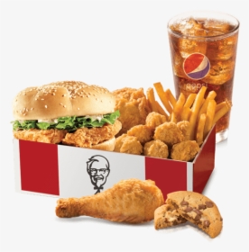 Kfc Png - Kfc All Star Box Meal, Transparent Png, Free Download