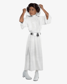 Hooded Kids Princess Leia Costume - Princess Leia Costume, HD Png Download, Free Download