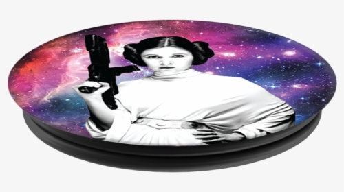 Leia Star Wars Popsockets Grips , Png Download - Galaxy Popsockety, Transparent Png, Free Download