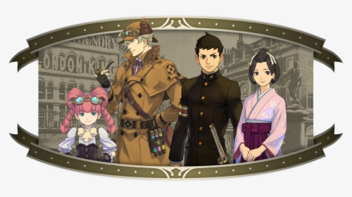 Ace Attorney Video Introduces Sherlock Holmes - Great Ace Attorney 2 The Adventure, HD Png Download, Free Download