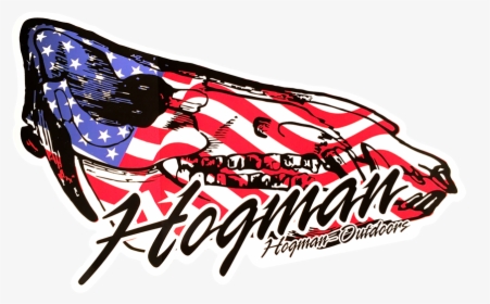 Die-cut Skull American Flag - Graphic Design, HD Png Download, Free Download