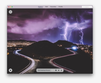 Transparent Sky Png Backgrounds - Light Trail Photography Lightning, Png Download, Free Download