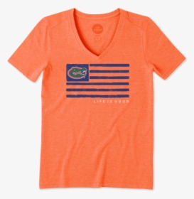 Women"s Florida Gators Team Flag Cool Vee - Active Shirt, HD Png Download, Free Download