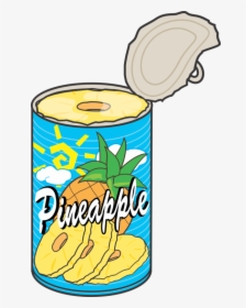 Tin Can Pineapple Food Fizzy Drinks - Can Clipart, HD Png Download, Free Download