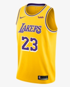 Laker Lebron In Your Face - Lebron Number 6 Lakers Jersey, HD Png Download - kindpng