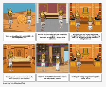 Cleopatra Storyboard, HD Png Download, Free Download