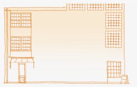 Drawing Of A Warehouse Exterior - Architecture, HD Png Download, Free Download