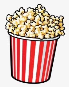 Popcorn Clip Art - Clip Art Popcorn, HD Png Download, Free Download