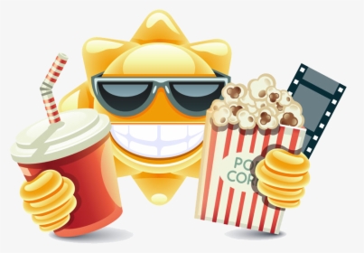 Popcorn Sun Coca-cola Cinema Download Hd Png Clipart - Summer Contest Social Media, Transparent Png, Free Download