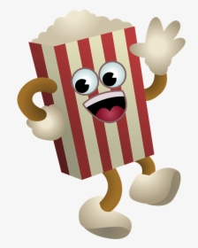 Pop Clipart Bowl Popcorn - Food Character, HD Png Download, Free Download