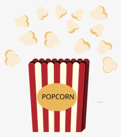 Transparent Popcorn Clipart - Popcorn Box Png, Png Download, Free Download