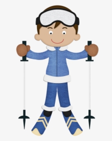 Winter Wonderland People Clipart - Child Olympic Archer Clipart, HD Png Download, Free Download