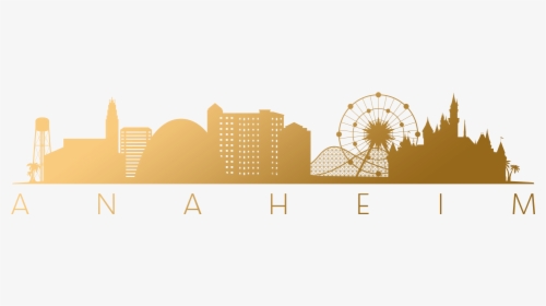 Silhouette Anaheim Skyline, HD Png Download, Free Download