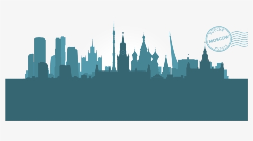 Transparent Destroyed City Clipart - Moscow Silhouette Vector Free Download, HD Png Download, Free Download