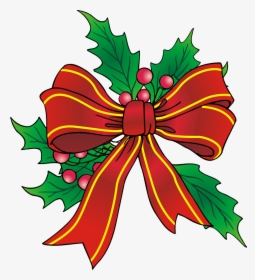 Christmas Bow Clipart Transparent Png - Christmas Bows Clip Art, Png Download, Free Download