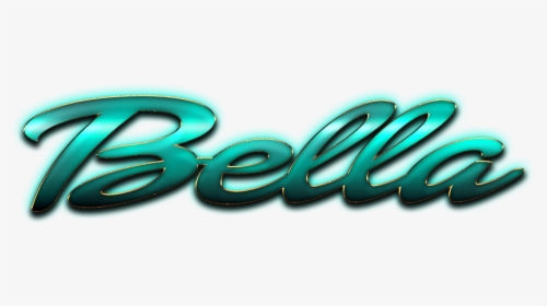 Bella Name Logo Png - Bella Name Tag, Transparent Png, Free Download