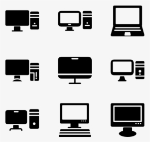 Computer - Pc Icon Png Vector, Transparent Png, Free Download