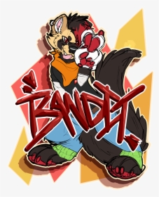 Bandit Colored Sketch Cosplay Commission - Cartoon, HD Png Download, Free Download