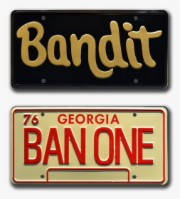 Details about   1/24 Scale Waterslide Decals Smokey and the Bandit BAN ONE License Plates