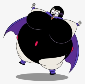 Round Raven By Altzegoz Round Raven By Altzegoz - Teen Titans Go Inflation, HD Png Download, Free Download