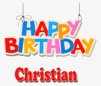Christian Happy Birthday Name Png - Happy Birthday Nathan Clipart, Transparent Png, Free Download