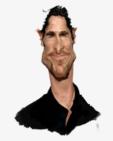 Christian Bale Png Image - Free Caricature Famous People, Transparent Png, Free Download