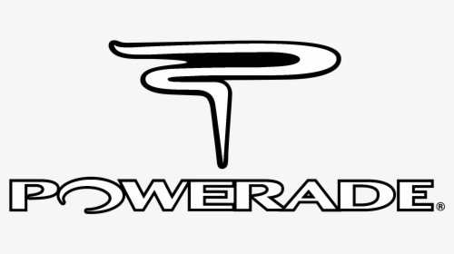 Powerade Logo Black And White - Line Art, HD Png Download, Free Download