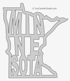 Minnesota State Outline Graphic, HD Png Download, Free Download